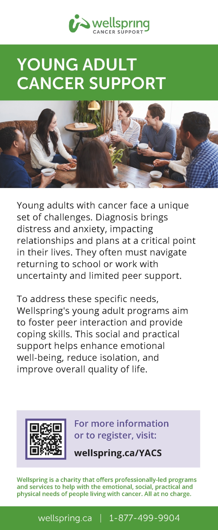 FLYER: Young Adult Cancer Support Flyer